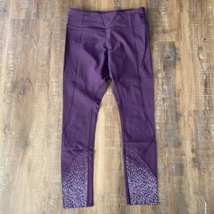 Lululemon purple tight stuff tight size 6